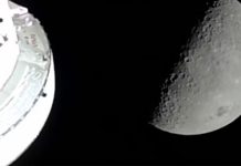 After milestone-rich lunar flyby, astronauts start trip home